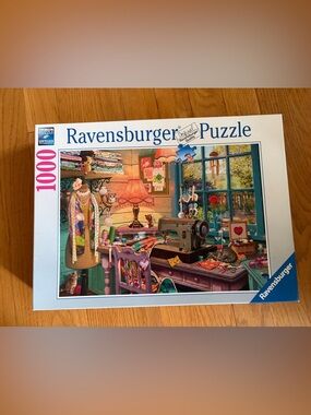 "The Sewing Shed" Ravensburger 1000 pieces Jigsaw Puzzle Complete